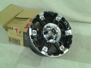 KMC Wheels XD Series Spy XD797 Gloss Black Machined Wheel 17x8" 6x5 5"
