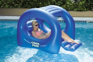 Cool Pod Inflatable Sun Shade Pool Lounger Float