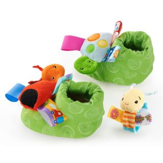Taggies Toes Wristies Set Baby Foot Rattles Baby Wrist Rattle