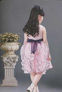 NTW Kids Girls Party Ball Wedding Poplin Dress Butterfly Flower Back 6 8 10 12