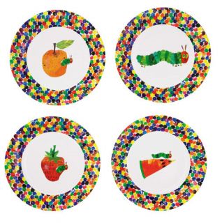 Pack of 8 The Very Hungry Caterpillar Themed Childrens Birthday Party Plates