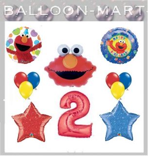 Sesame Street Birthday Party Supplies 1st 2nd 3rd 4th Choice Balloons Elmo Decor