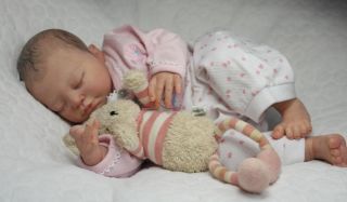 Hunnybear Nursery Reborn Doll Fake Baby Girl Frankie by Adrie Stoete