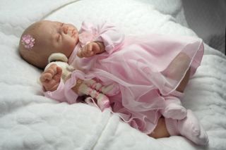 Hunnybear Nursery Reborn Doll Fake Baby Girl Brand New Out Ivy by Eliza Marx