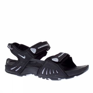 Nike Santiam 4 US Size Black Light Grey Sandals Mens New