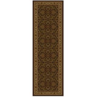 Classic Antiquity Olefin Machine Made Rug Collection Homeslychocolate 2'7" x 9'6