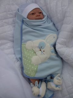 Baby Sunshine Reborn Boy Doll Noor by Adrie Stoete Special Edition Signed Body