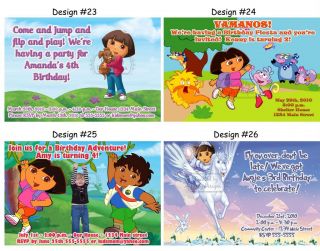 Dora The Explorer Go Diego Go Birthday Party Ticket Invitations Supplies Favors