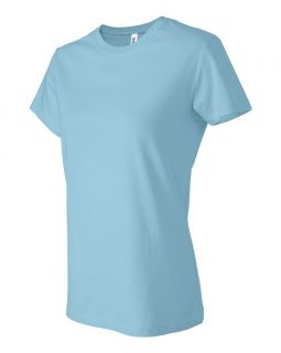 6000 Bella Ladies Short Sleeve Crew Neck Jersey Tee in A Wide Variety of Colors