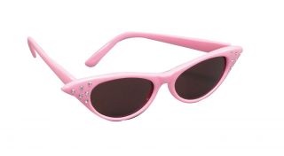 Pink Ladies Style Sun Glasses Shades Various Colours 50s Grease 60s Hippy