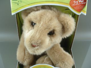 WowWee Minis Baby Alive Animated Talking Plush Lion Cub w Bottle Interactive Toy