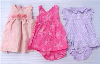 Baby Girl 9 12 M Summer Dress Clothes Lot Carter Oshksh