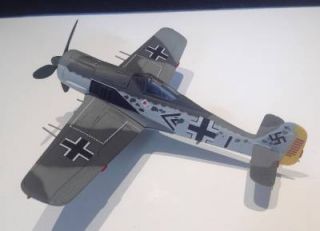 Franklin Mint Armour FW 190 German 1 48 Diecast Plane 