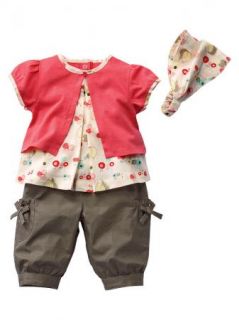 Girls Baby Kids 0 24M Top Pants Headband 3pcs Sets Summer Outfit Lovely Clothing