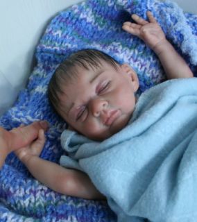 OOAK Precious Reborn Baby Boy Beautifully Detailed Preemie Sold Out Kit Easton