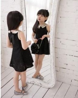 Baby Girls Toddler Party Lace Dresses 2 7Y Sequins Collar Princess Cool Clothing