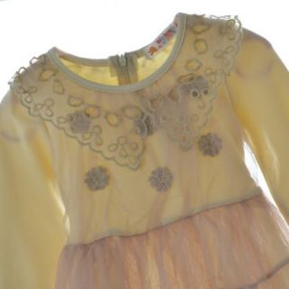 Girls Pageant Flower Dress Sz 2 7Y Long Sleeve Party Casual Baby Toddler Outwear