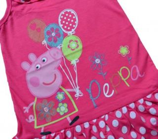 Girls Kids Baby Top Dress 1 6Y Peppa Pig Dora Princess Tutu Cartoon Cute Clothes