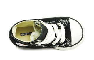 Converse Shoes Chuck Taylor Infant Baby 7J231 Black White Hi Top Canvas 7J231