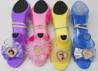 Disney Princess Costume Dress Up Shoes Belle Cinderella Jasmine Aurora