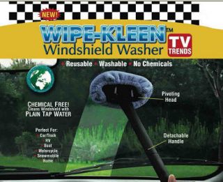 Wipe Kleen Clean Windshield Window Washer Wiper Chemical Free as Seen on TV