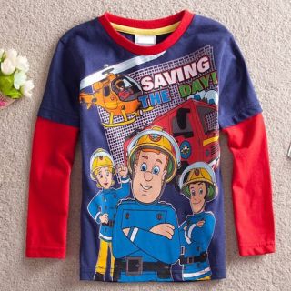 Baby Boys T Shirt Peppa Pig George Fireman Sam Lightning McQueen 18M 6Y