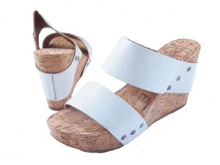 Lucky Brand 'Magnolia' White Wedge Sandals New Women's Shoes 9