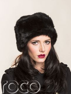 Ladies Womens Girls Black Russian Cossack Hat Ski Outdoor Faux Fur Winter Hat
