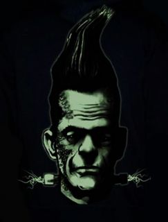 Too Fast Franky Baby Hoodie Horror Frankenstein Rockabilly Tattoo Goth Punk Emo