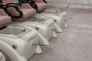 Used Cougar Pedicure Massage Chair Spa Chairs Warranty Nail Salon Free Stool