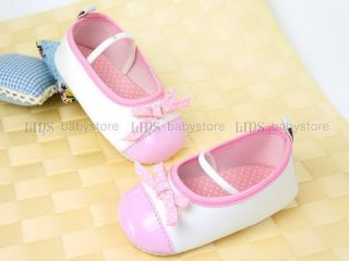 A596 New Toddler Girl Baby Pink Mary Jane Shoes Size 4