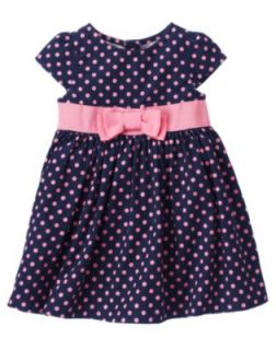 Gymboree Miss Mouse Dress Size 6 12 18 M 3T Navy Corduroy Pink Dots Bow