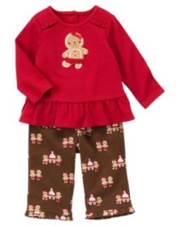 Gymboree Gingerbread Girl 6pc Layette Set Size 0 3 M Blanket Pants Top Socks