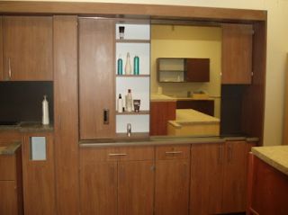 New Proto Type Beauty Shop Styling Complete Wall Unit Station w Shampoo Bowl