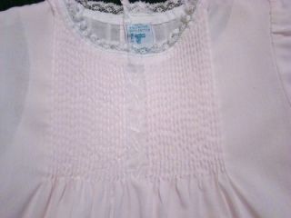 Hand Embroidered Preemie Newborn Batiste Baby Dress w Slip Reborn Doll NWT'S