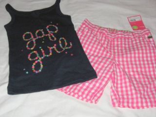 Huge Lot Girls 4T 5 5T Gap PJs Madras Shorts Dress Tank Tops Summer $125