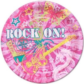 Rock Star Diva Party Supplies Rock Star Party Plates Girl Rock Star Party