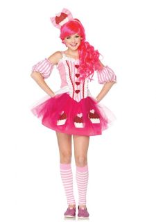 Teen Girls Katy Perry Cupcake Cutie Dress Outfit Kids Juniors Halloween Costume