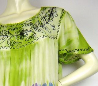 Plus Size Baby Doll Tie Dye Festival Short Dress Size 18 30 AU