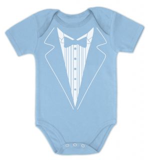 Wedding Tuxedo Onesie Baby Onepiece Romper Clothing Shower Gift Grow Present Boy