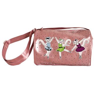Horizon Dance Little Girls Pink Cats Meow Music Duffel Bag Purse