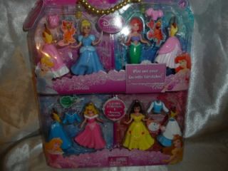 Disney Princess Ariel 8 Fashions 4 Polly Pocket Dolls New Cute
