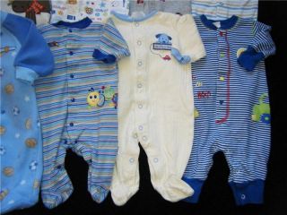 Lot Baby Boy Sleeper Pajama Clothes Newborn 0 3 Months Infant Boys 0 M Months