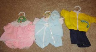 Vintage Unused Cabbage Patch Doll Clothes Baby Preemies 1984
