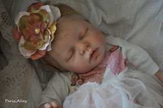 Lil Ballerina French Lace Dress Headband 4 Reborn Baby Doll
