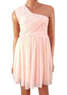 Maternity Clothing  Black Pink One Shoulder Drape Dress ★ Sizes 8 16