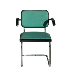 Vintage Green Thonet Marcel Breuer Arm Chair Enron