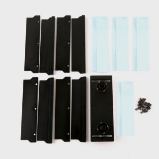 Black Water Block for 4 RAM 4 Sets of Spreader 2 Pcs Nozzle Water Cooling USA