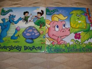 Dragon Tales Boardbooks Baby Toddler Child Hard Board Books Lot 7 Music Sound