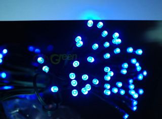 60 LED 10M Solar String Fairy Lights Wedding Christmas Festival Deco Home Blue 3
